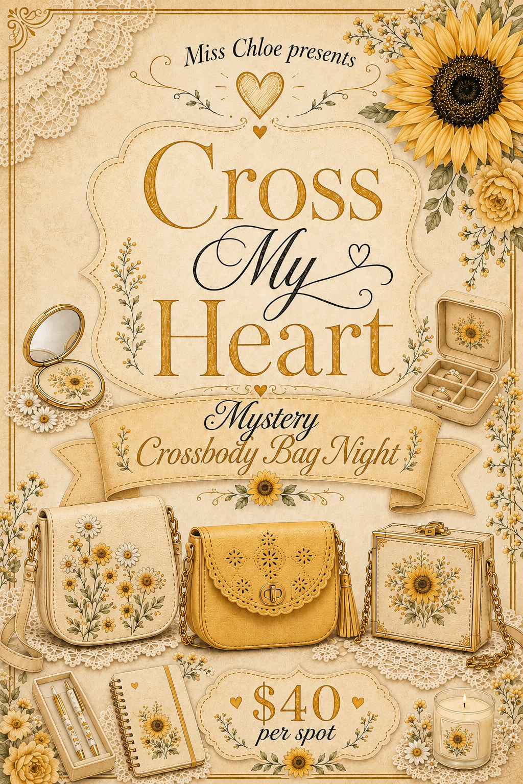 Miss Chloe’s Cross My Heart Ticket